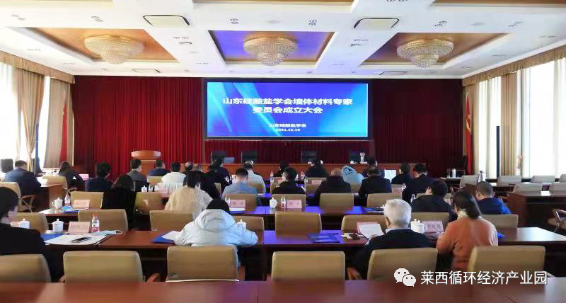 山東硅酸鹽學(xué)會(huì)墻體材料專家委員會(huì)成立